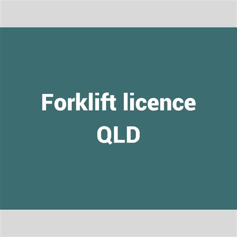 mini excavator licence queensland|replacement forklift licence qld.